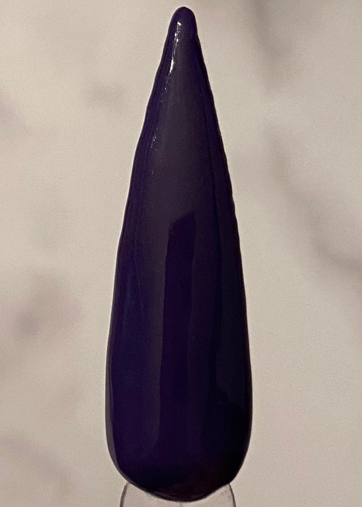Purple UV glow nail color