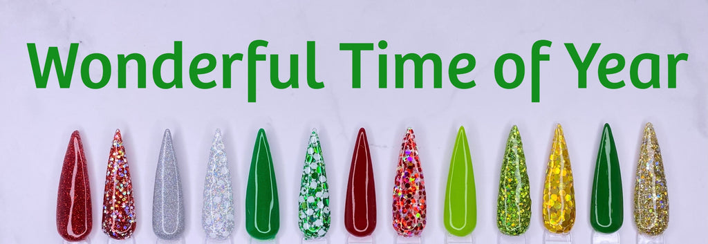 christmas nail colors dip powders for christmas