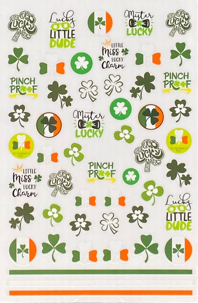 St Patty’s Day nail stickers