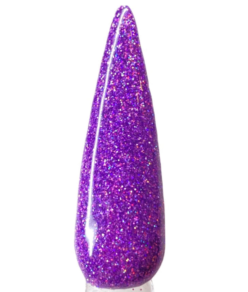 Purple micro glitter for nails