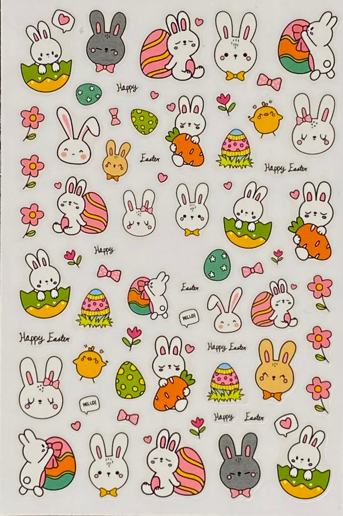 Easter nail art stickers
