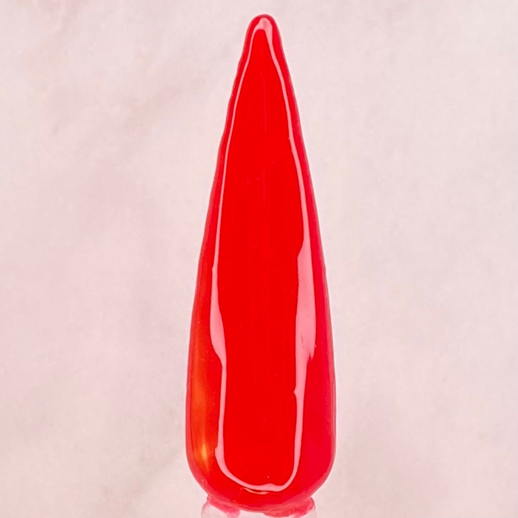 Lipstick red dip powder