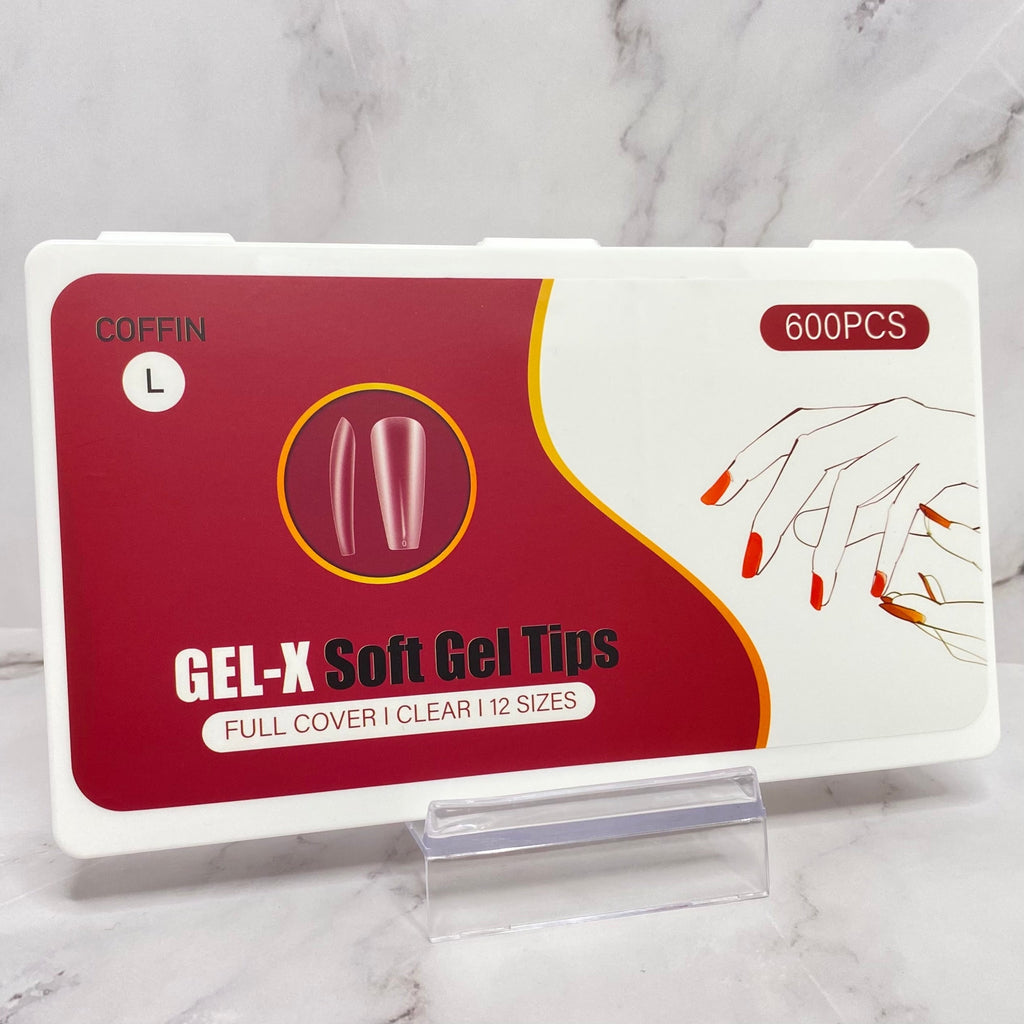 Large Gel-X Soft Gel Full Coverage Nail Tips