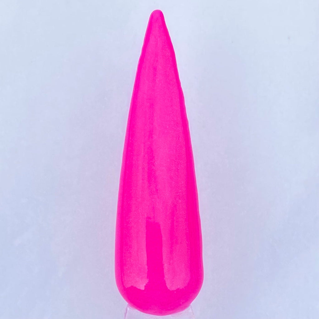 Barbie pink dip powder