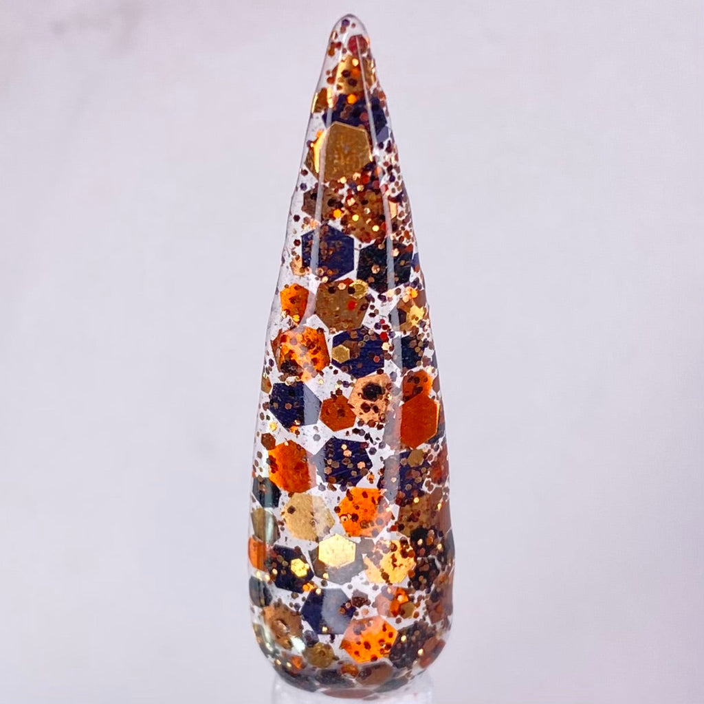 Fall glitter for nails dip powder