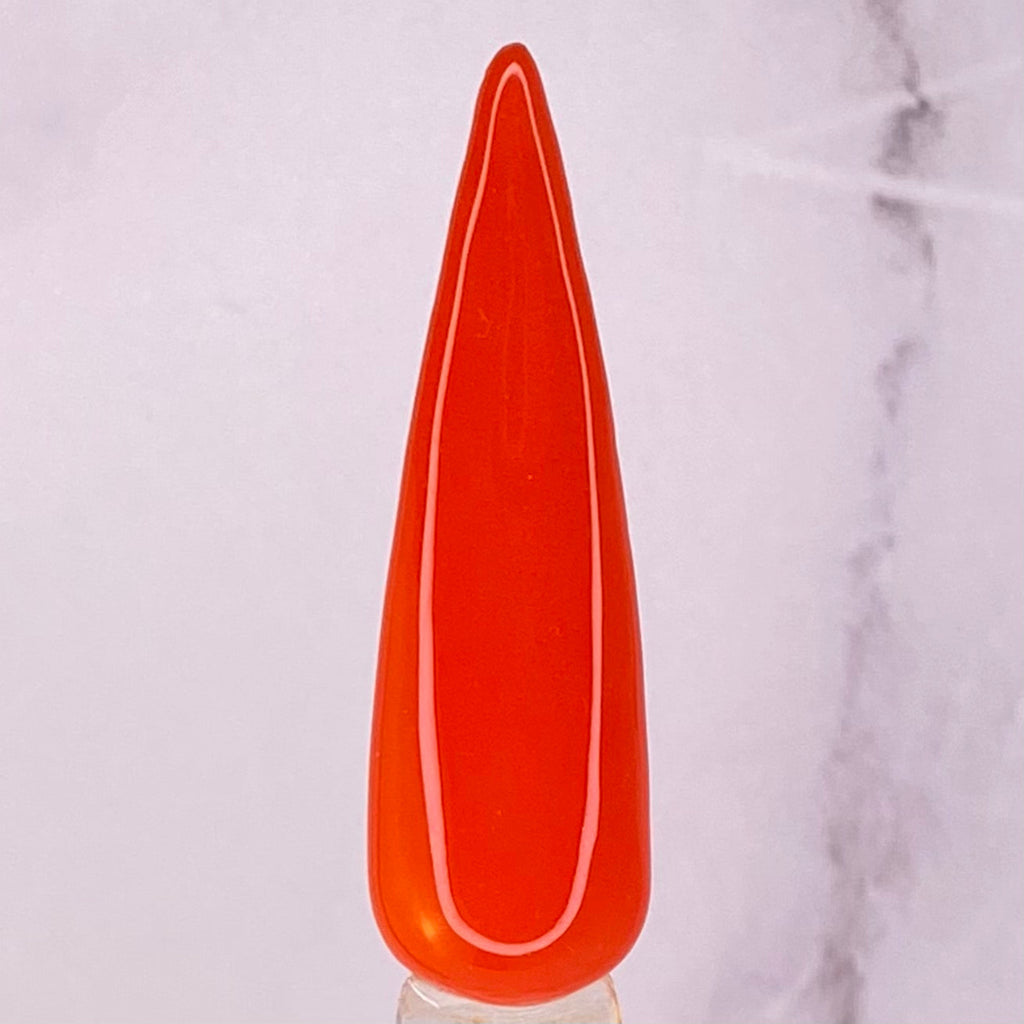 Orange red fall dip,powder