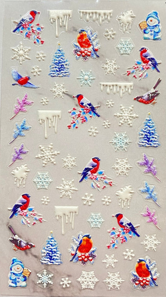 5D nail stickers christmas