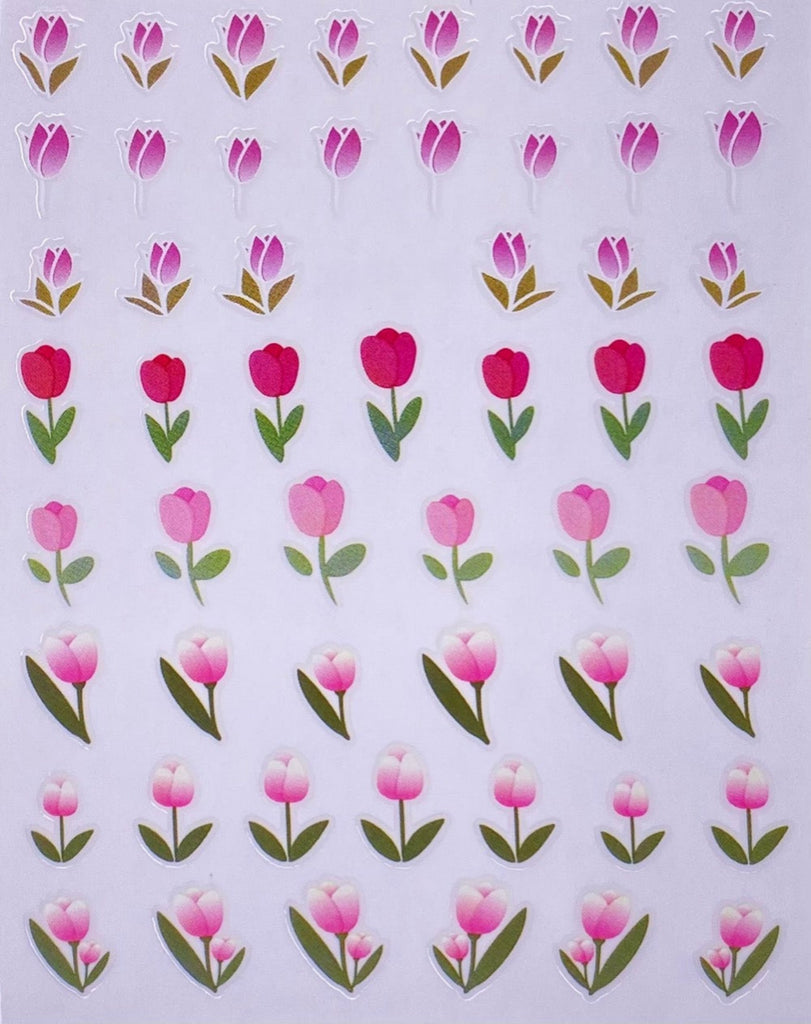 nail flower stickers 2D nail stickers