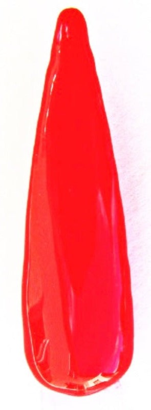 red nail color dip powder